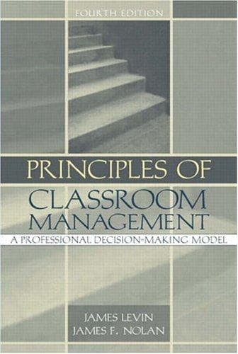 Tapa de Principles of classroom management