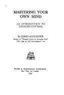 Tapa de Mastering your own mind