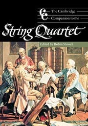 Tapa de The Cambridge companion to the string quartet