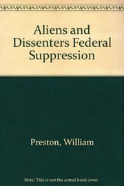 Tapa de Aliens and Dissenters Federal Suppression