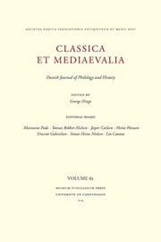 Tapa de Classica et Medieavalia