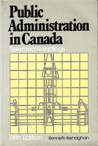 Tapa de Public Administration in Canada