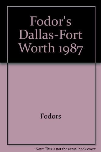 Tapa de FD DALLAS/FORT WRTH'87