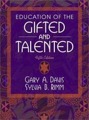 Tapa de Education of the gifted and talented