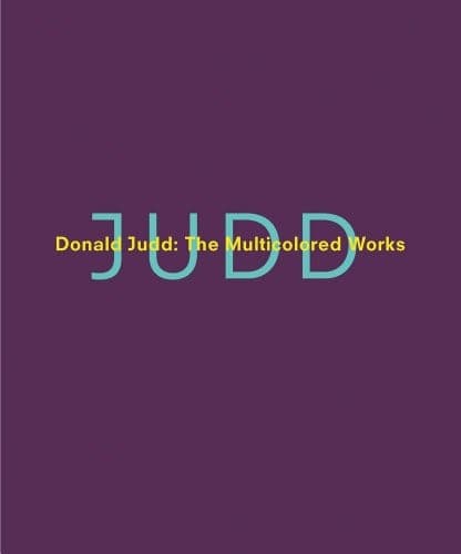 Tapa de Donald Judd