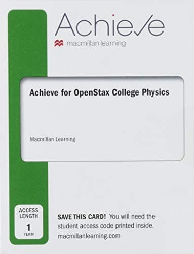 Tapa de Achieve Essentials for OpenStax College Physics (1-Term Access)