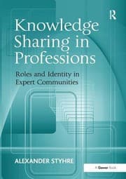 Tapa de Knowledge sharing in professions