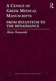 Tapa de Byzantine Medical Manuscripts