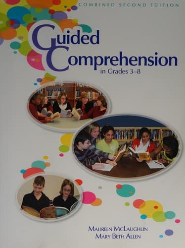 Tapa de Guided comprehension in grades 3-8