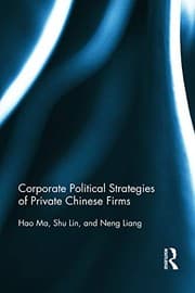 Tapa de Corporate Political Strategies of Private Chinese Firms