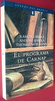 Tapa de El programa de Carnap