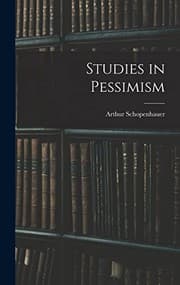 Tapa de Studies in Pessimism