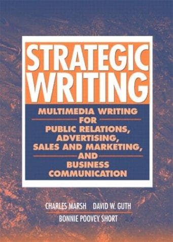 Tapa de Strategic writing