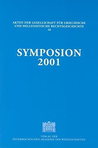 Tapa de Symposion 2001