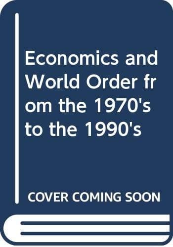 Tapa de Economics and World Order