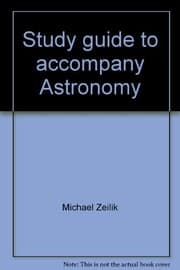 Tapa de Study guide to accompany Astronomy