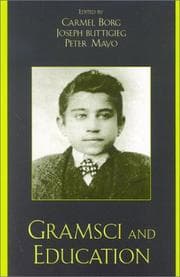 Tapa de Gramsci and education