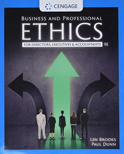 Tapa de Business and Professional Ethics