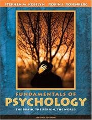 Tapa de Fundamentals of psychology