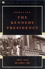 Tapa de Debating the Kennedy presidency