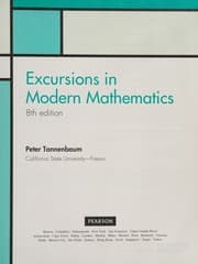 Tapa de Excursions in modern mathematics