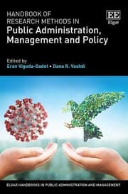 Tapa de Handbook of Research Methods in Public Administration and Management