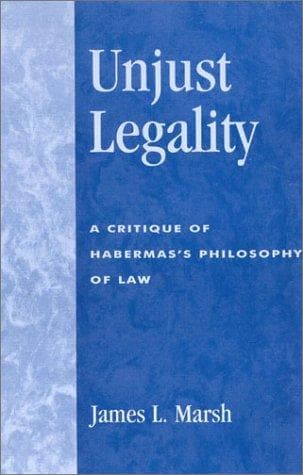 Tapa de Unjust Legality