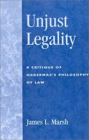 Tapa de Unjust Legality