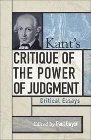 Tapa de Kant's Critique of the Power of Judgment