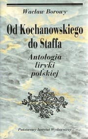 Tapa de Od Kochanowskiego do Staffa. Antologia liryki polskiej