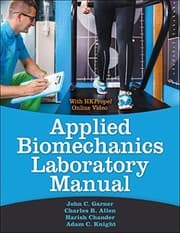 Tapa de Applied Biomechanics Lab Manual