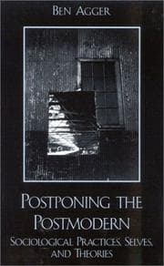 Tapa de Postponing the Postmodern