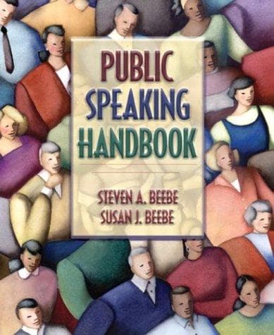 Tapa de Public speaking handbook