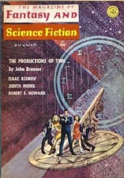 Tapa de The Magazine of Fantasy and Science Fiction, August 1966 (Volume 31, No. 2)