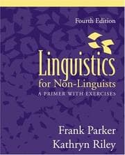 Tapa de Linguistics for non-linguists