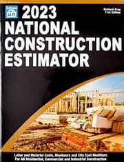 Tapa de 2023 National Construction Estimator