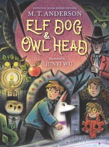 Tapa de Elf Dog and Owl Head
