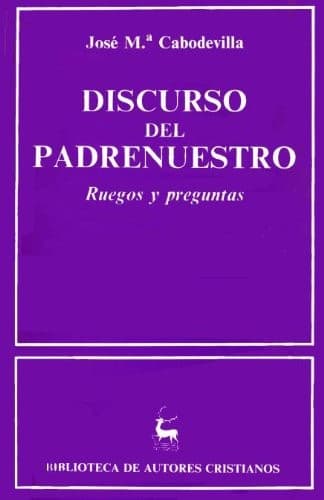 Tapa de Discurso del Padrenuestro