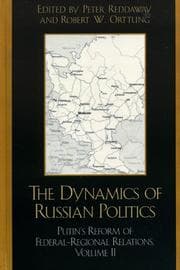 Tapa de The Dynamics of Russian Politics, Volume 2