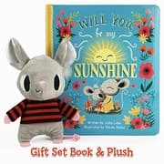 Tapa de Will You Be My Sunshine - Love You Always Padded Keepsake Board Book And Mouse Plush Gift Set, Ages 1-5