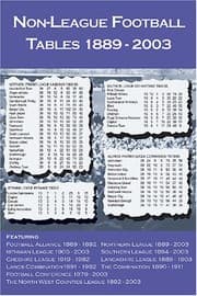 Tapa de Non-League Football Tables 1889-2003