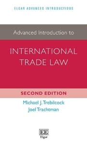 Tapa de Advanced Introduction to International Trade Law