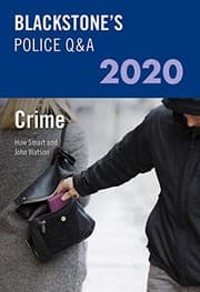 Tapa de Blackstone's Police Q&a 2020 Volume 1