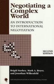 Tapa de Negotiating a complex world
