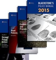 Tapa de Blackstone's Police Manuals 2015