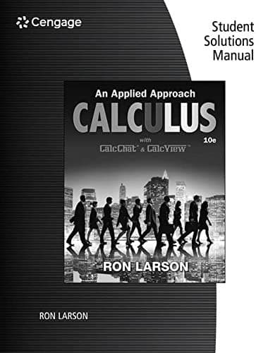 Tapa de Student Solutions Manual for Larson's Calculus
