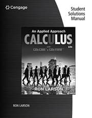 Tapa de Student Solutions Manual for Larson's Calculus
