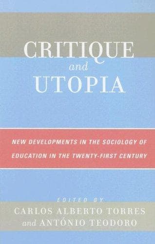 Tapa de Critique and Utopia