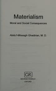 Tapa de Materialism