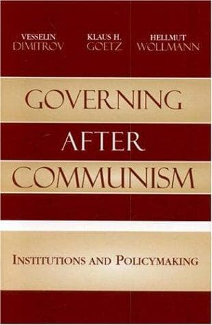 Tapa de Governing After Communism